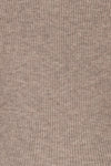 Recz Grey Knit Long Puffy Sleeve Wrap Top | La petite garçonne fabric