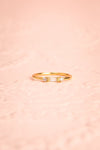 Referre Clear & Golden Minimalist Ring | Boutique 1861 4