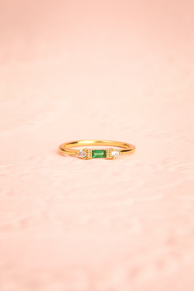 Referre Green & Golden Minimalist Ring | Boutique 1861 4