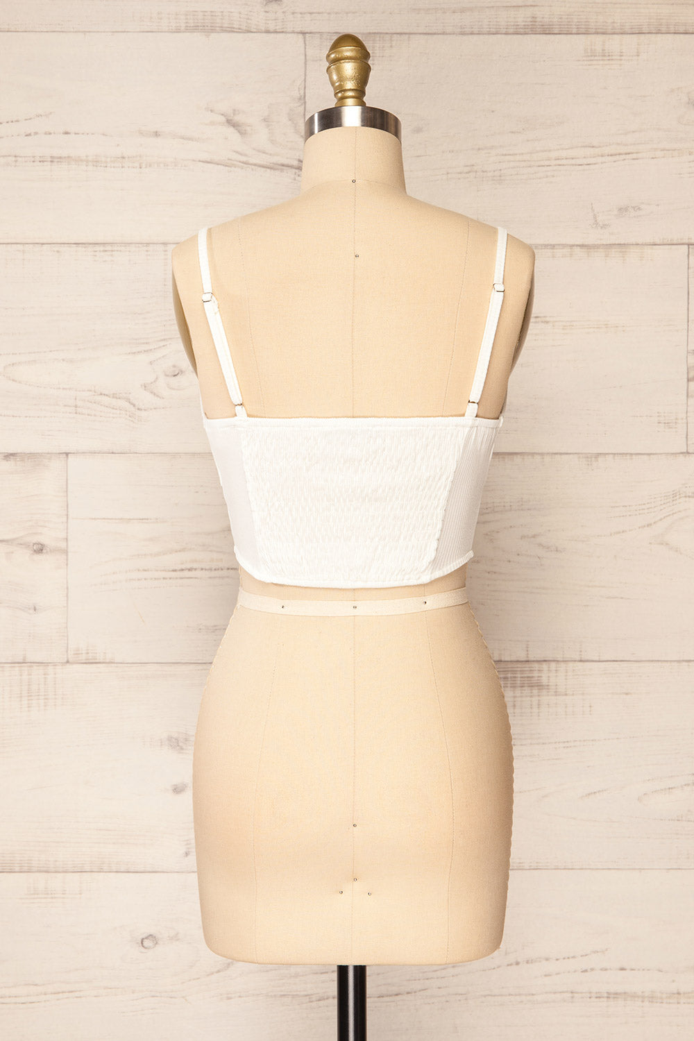 Shape White Woven Corset Crop Top curated on LTK
