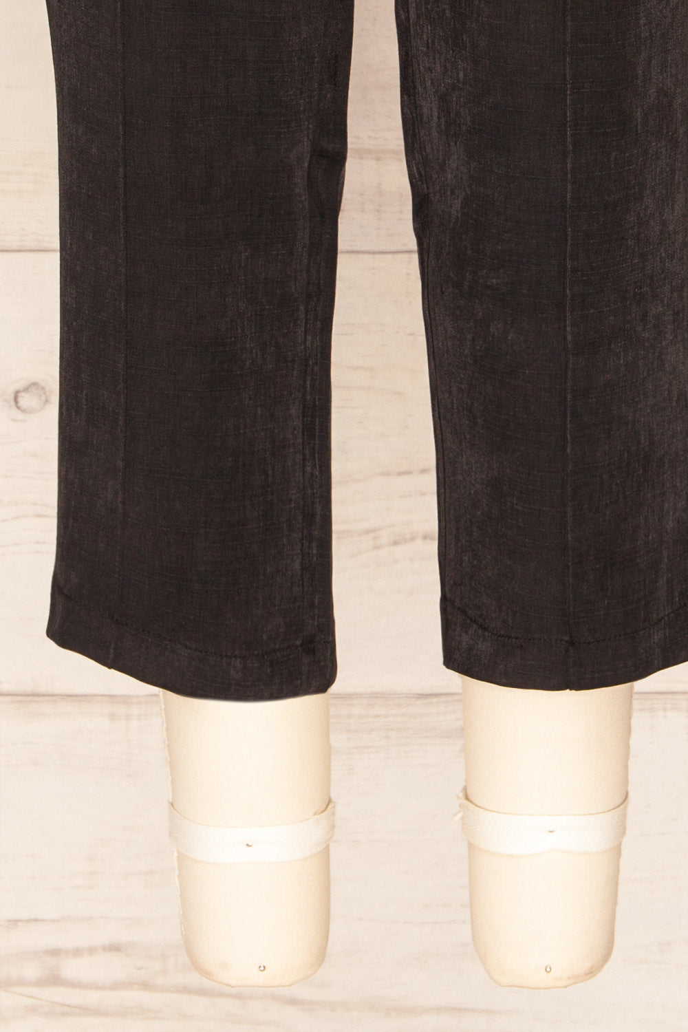 Resko Black Drawstring Wide Leg Pants | La petite garçonne   bottom 