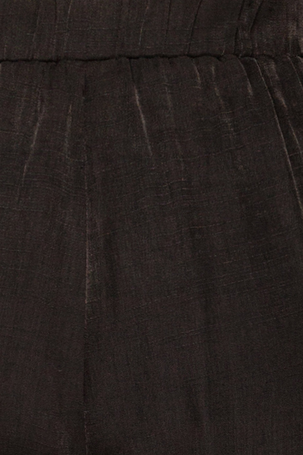 Resko Black Drawstring Wide Leg Pants | La petite garçonne   fabric 