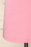 Rivas Pink Short Skirt with Slit | La petite garçonne bottom