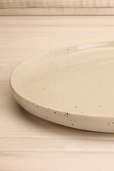 Rivoltade Speckled Grey Ceramic Plate close-up | La Petite Garçonne Chpt. 2