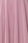 Roby Amethyst Lilac Chiffon A-Line Cocktail Dress  | FABRIC DETAIL | Boutique 1861