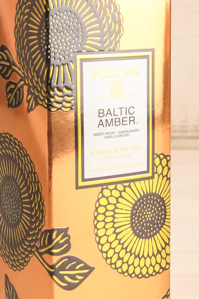 Room & Body Mist Baltic Amber | La petite garçonne box close-up