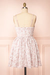 Rosalie Short Floral A-Line Dress | Boutique 1861 back view