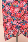 Rosaura Asymmetrical Floral Midi Dress | Boutique 1861  bottom