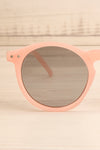 Roscrea Light Pink Wayfarer Sunglasses close-up | La Petite Garçonne