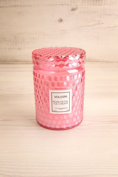 Large Textured Candle Rose Petal Ice Cream | La petite garçonne closed