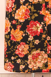 Roselen Midi Floral Dress w/ Slit | Boutique 1861 bottom