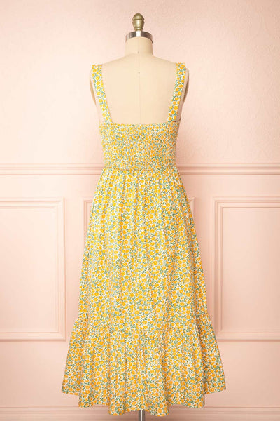 Roselys Floral Midi Dress | Boutique 1861 back view
