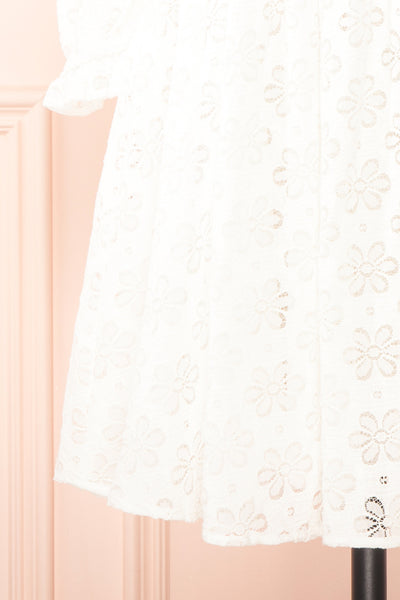 Rosenie White Lace Babydoll Dress | Boutique 1861 bottom
