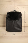Rovenky Black Faux-Fur Mini Backpack | La Petite Garçonne 12