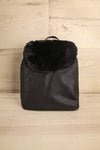 Rovenky Black Faux-Fur Mini Backpack | La Petite Garçonne 3