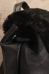 Rovenky Black Faux-Fur Mini Backpack | La Petite Garçonne 5
