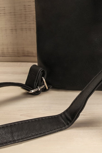 Rovenky Black Faux-Fur Mini Backpack | La Petite Garçonne 7