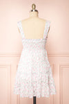Roxane Short Floral A-Line Dress | Boutique 1861 back view