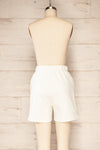 Ruby Short Cream Jogger Shorts w/ Side Pockets | La petite garçonne back view