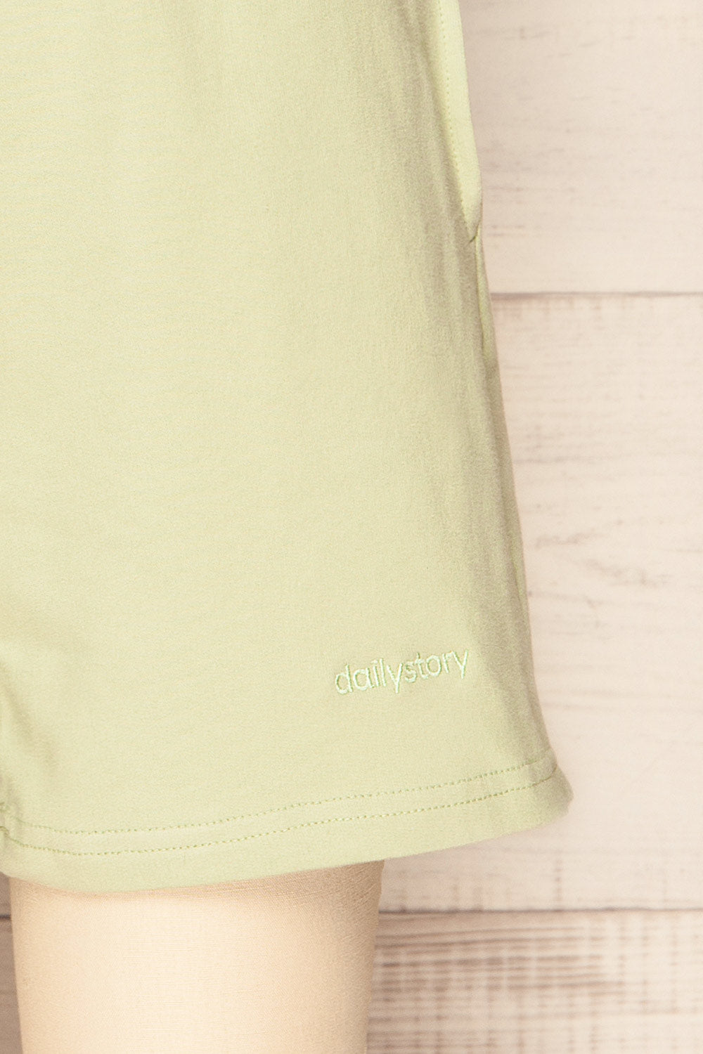 Ruby Short Matcha Jogger Shorts w/ Side Pockets | La petite garçonne bottom 