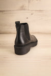 Rurrena Black Chelsea Leather Boots | La petite garçonne back view