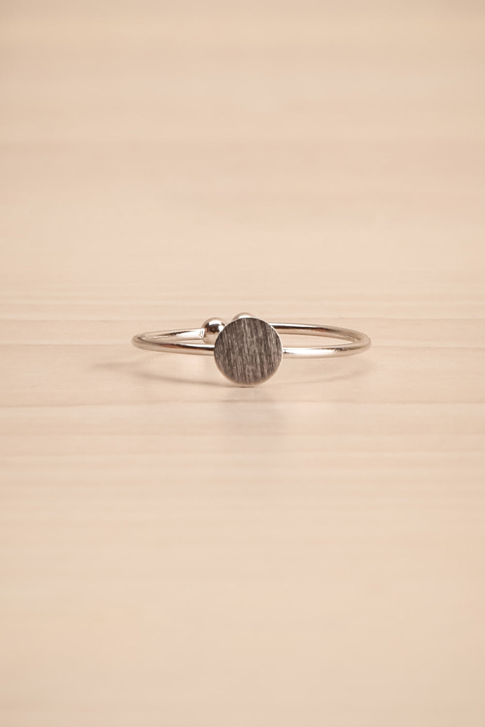 Rursus Argenté Silver Ring with Circle Ornament | La Petite Garçonne 5