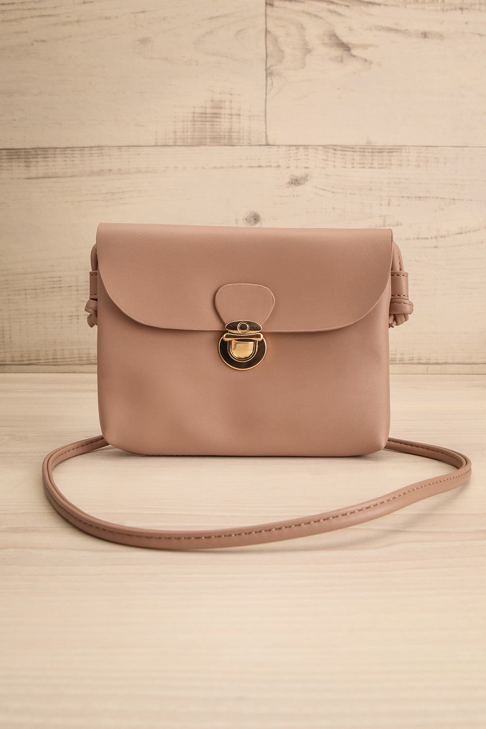 Sabadell Blush Small Crossbody Bag | La petite garçonne front view