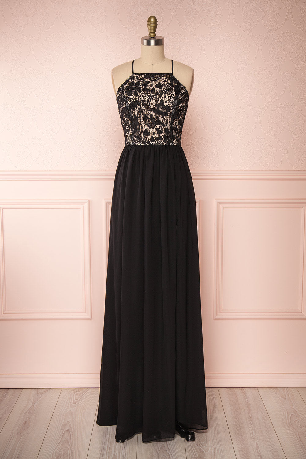 Sabira Black Maxi Dress | Boutique 1861