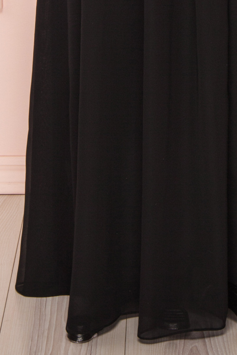 Sabira Black Maxi Dress | Robe Noire skirt | Boutique 1861
