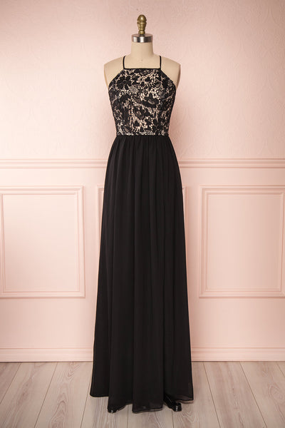 Sabira Black Maxi Dress | Robe Noire | Boutique 1861Sabira Black Maxi Dress | Boutique 1861