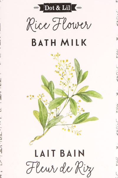 Rice Flower Milk Bath Sachet | Milk Bath