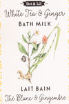 Sachet Lait de Bain The Blanc et Gingembre Milk Bath | La petite garçonne close-up