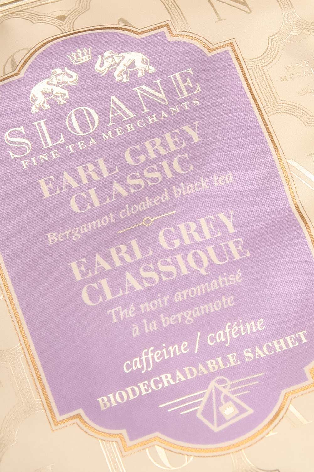 Sachets Earl Grey Black Tea Bags | La petite garçonne close-up