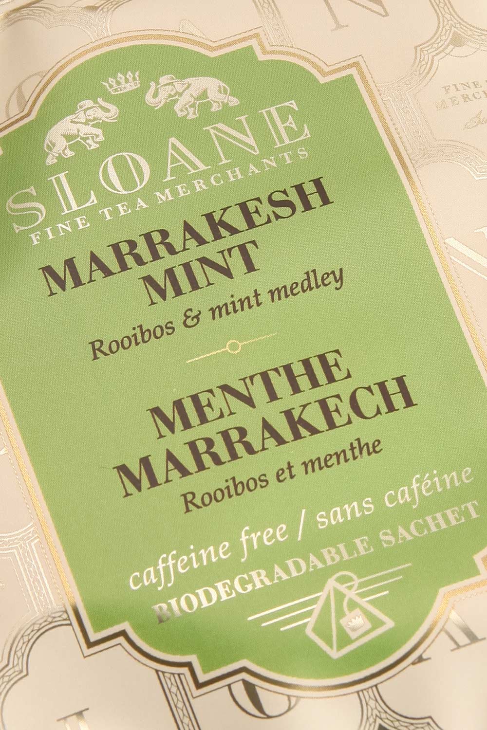 Sachets Marrakesh Mint Tea Bags | La petite garçonne close-up