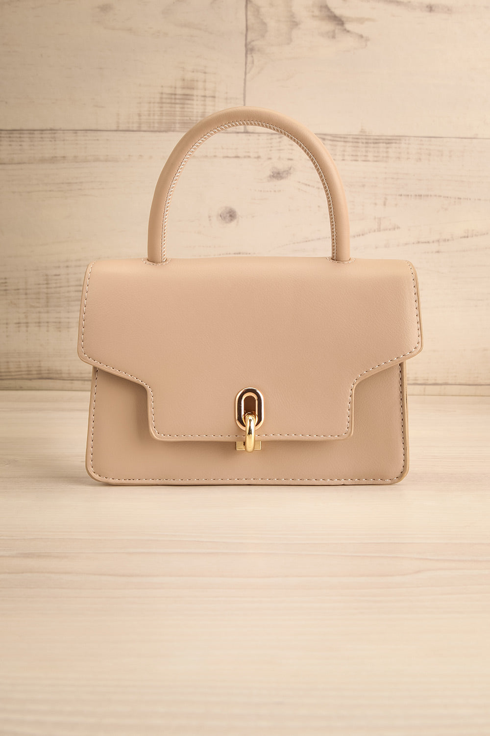 Sagittarius Beige Small Handbag | La petite garçonne