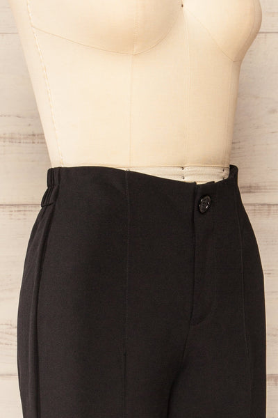 Saint Helens High-Waisted Wide Leg Pants | La petite garçonne side close-up