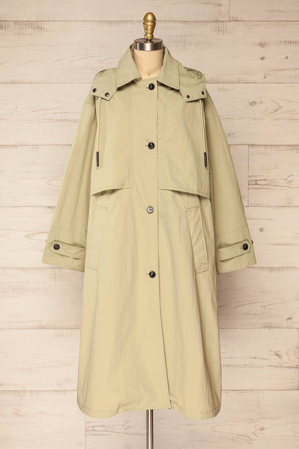 Saint-Sebastien | Oversized Button-Up Raincoat