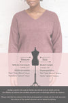 Saler Mauve Oversized Knited Sweater | La petite garçonne fiche