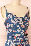 Sallye Cowl Neck Floral Midi Dress | Boutique 1861 side close-up
