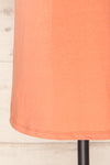 Sammia Rust Striped T-Shirt Dress | La petite garçonne  bottom