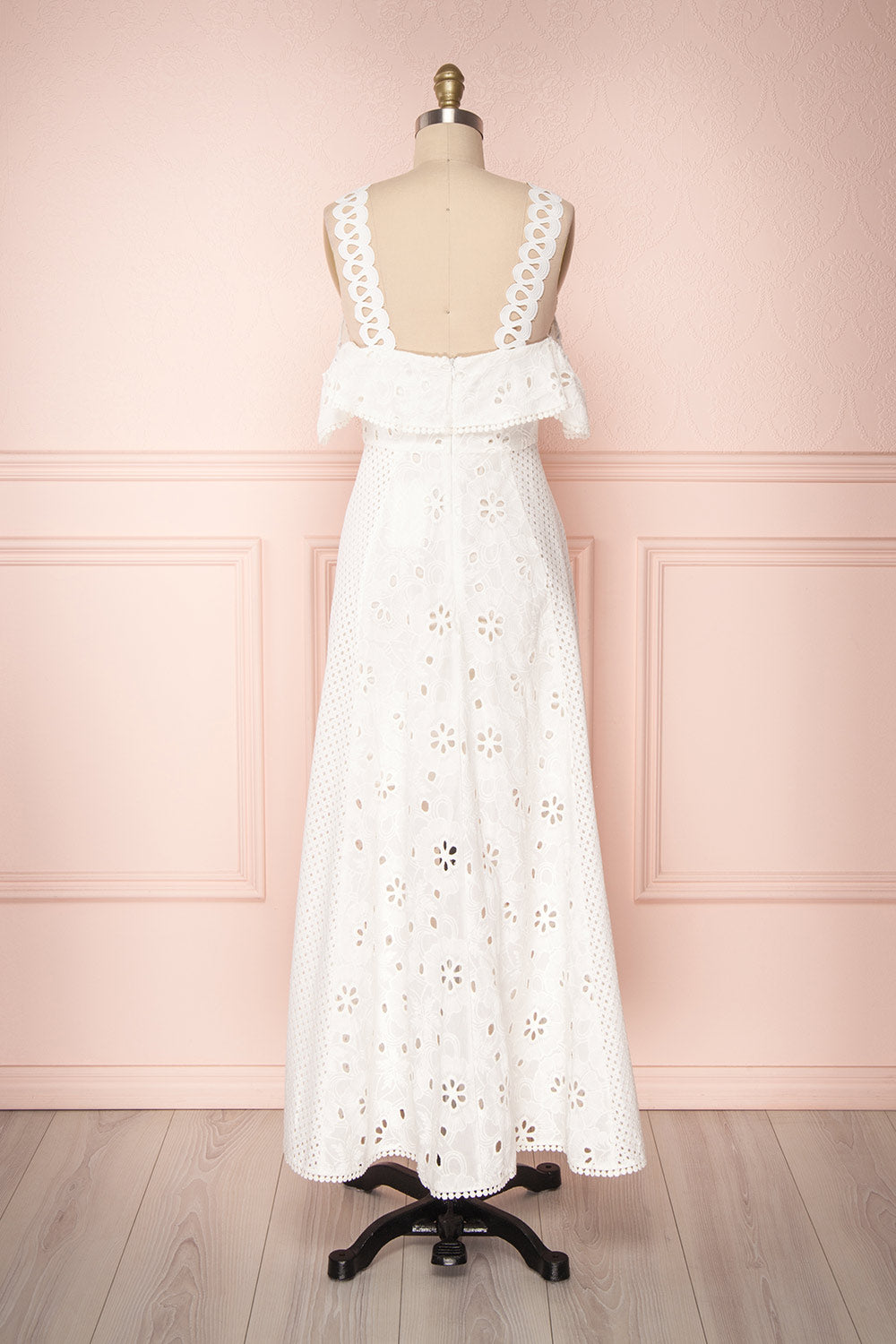 Sandelis | White Embroidered Dress