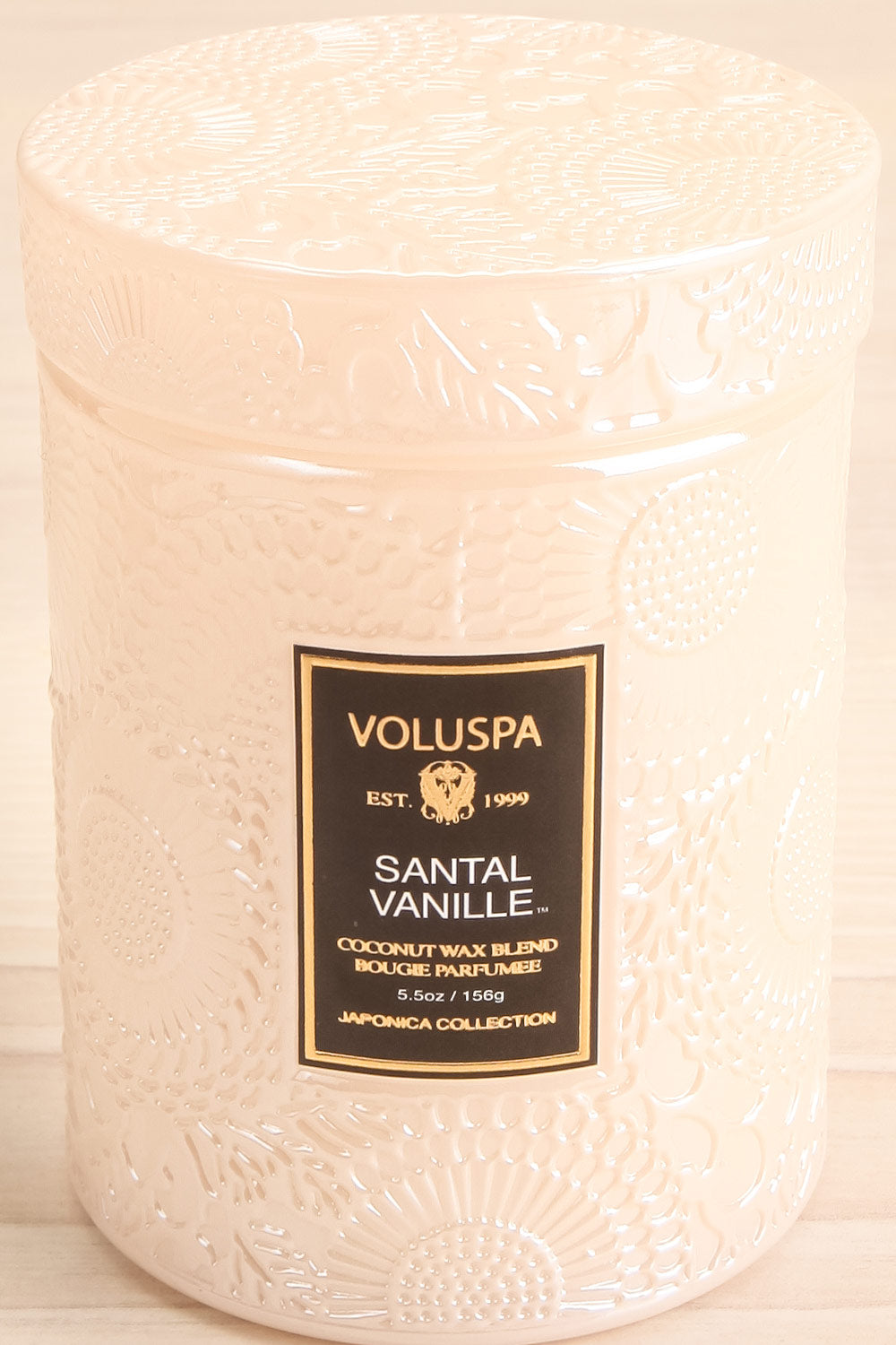Medium Jar Candle Santal Vanille | La petite garçonne close-up