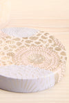 Large Jar Candle Santal Vanille | La petite garçonne lid close-up