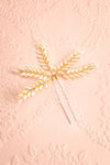 Sauge-des-Prés Golden Hair Pin with Pearls | Boudoir 1861