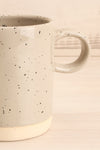 Saute Gris Speckled Grey Ceramic Cup close-up | La Petite Garçonne Chpt. 2