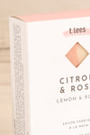 Savon Citron et Rose Perfumed Soap side close up | La Petite Garçonne Chpt. 2Savon Citron et Rose Perfumed Soap | La Petite Garçonne box close-up