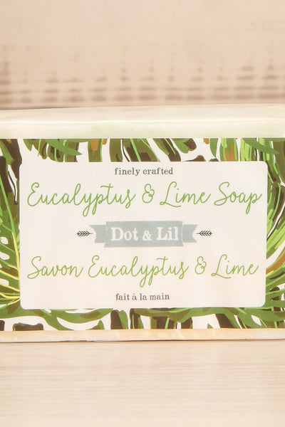 Savon Eucalyptus et Lime Eucalyptus Lime Soap | La petite garçonne logo close-up