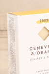 Savon Genévrier et Orange Perfumed Soap side close up | La Petite Garçonne box close-up