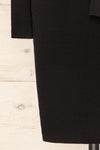 Sayure Black Ribbed Midi Dress | La petite garçonne bottom