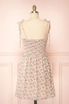 Sazah Floral Midi Dress w/ Adjustable Straps | Boutique 1861 back view